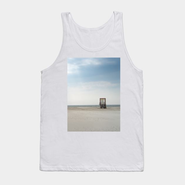 Beach Cabin Tank Top by EviRadauscher